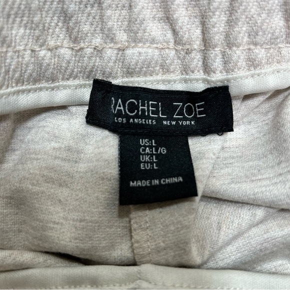 Rachel Zoe Women Size Large Tan Drawstring Elastic Cuff Athletic Casual Jogger - Picture 7 of 13